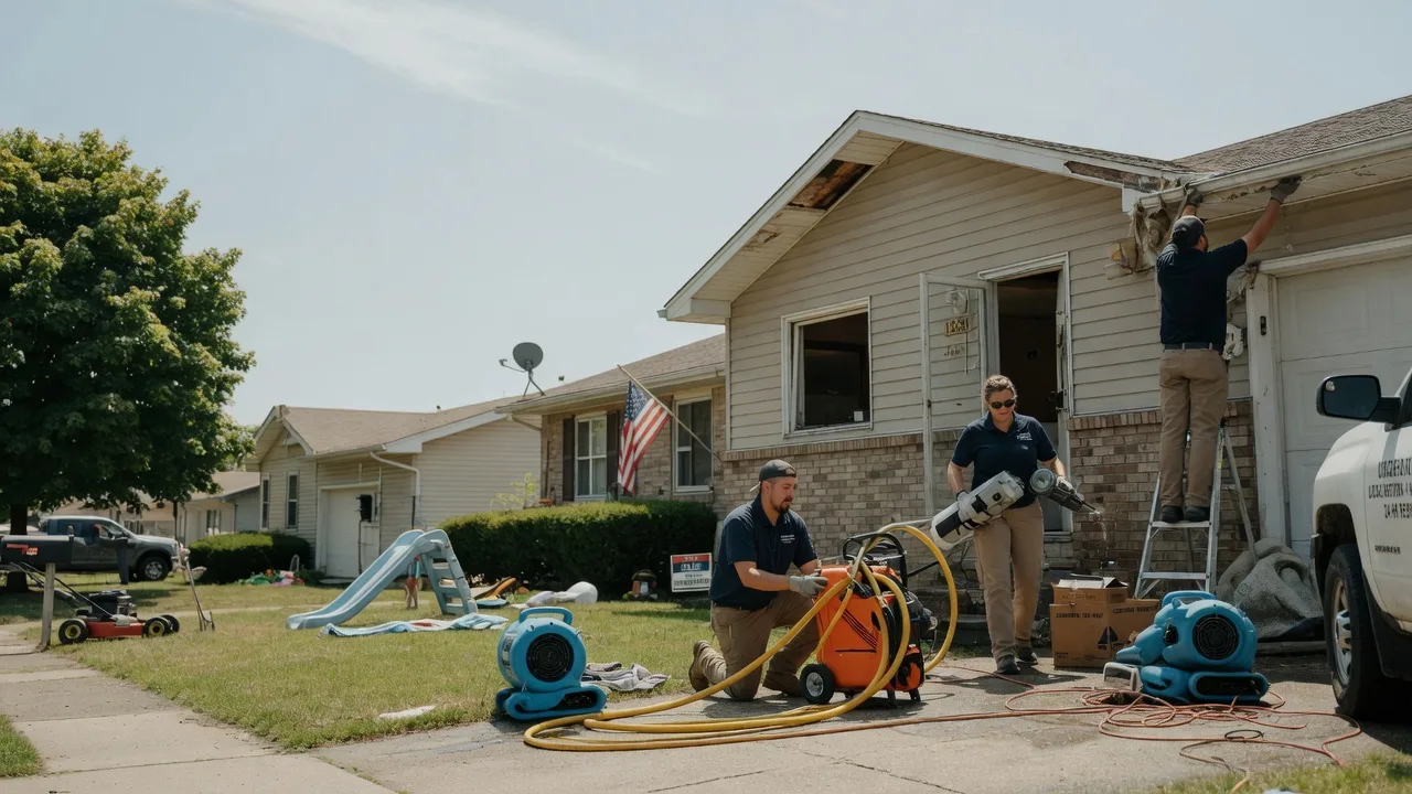 Water Damage Restoration in Monroe Center, IL near me
